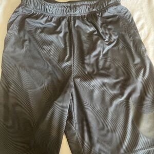 Nike Black and Gray Dri-FIT Shorts